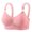 Complexion, variant on Women's Front Closure Push Up Bra - Wireless Lightly Padded Comfort Bras - Strappy Back Support Everyday Bralette - Seamless Ribbed Plunge Lifting Lingerie for Daily