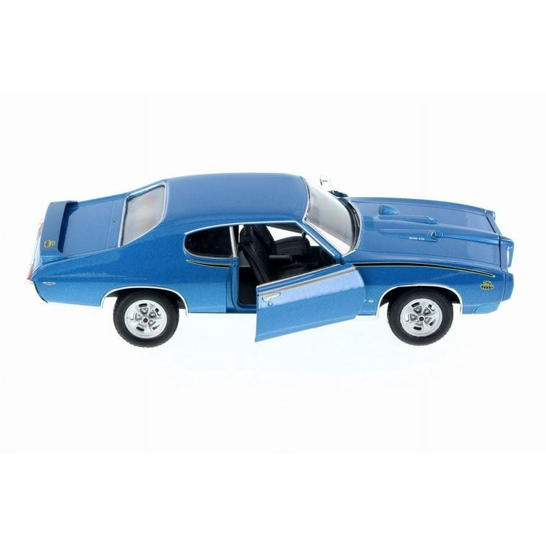 Miniature Pontiac GTO 1969 Bleue échelle 1/18 ERTL American Muscle