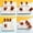 Brown-2A-clearacne, variant on WWG Cute Teddy Resin Pocket Card Small Doggy Series Decorative Gift Card with Greeting Note for Birthday Holiday Appreciation Brown 3.54x2.36 Inches