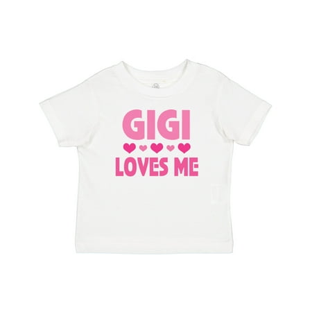 

Inktastic Gigi Loves Me Granddaughter Valentine Gift Baby Girl T-Shirt