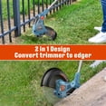 thumbnail image 4 of SENIX 2-in-1 13''Corded Weed Eaters & Edger, String Trimmer, Auto-Feed, Telescopic Shaft,Adjustable Trimmer Head, Only 5lbs, 4 of 8