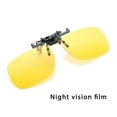 thumbnail image 3 of relayinert Men Fashion Square Polarized Clip-On Flip Up Metal Clip Sunglasses, 3 of 9