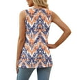 thumbnail image 6 of Women's Tank Tops Plus Size Under $10 Free Shipping Breathable On Sale Fashion Printed Tank Loose Sleeveless T-shirt Pullover Tops, 6 of 6