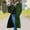 Army Green, variant on Sakmal Ladies Barn Jacket Trench Coat Green Jacket Streetwear Women's Clothing XXL