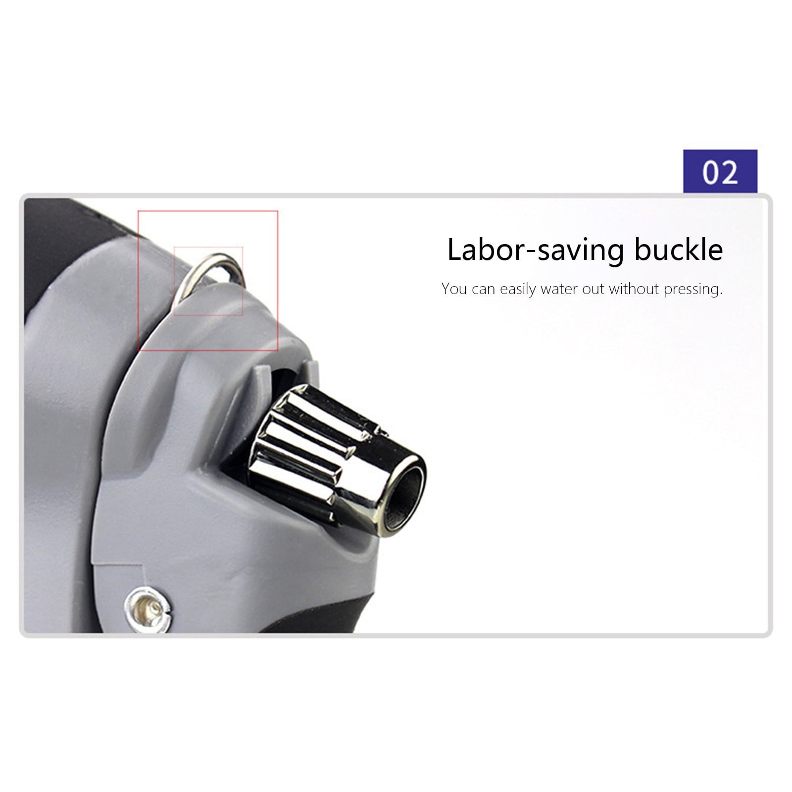 High Performance Pressure Washer Hose Nozzle with 360° Rotating for Three Spray Modes, Ideal Cordless Pressure Washer for Sidewalk & Patio Cleaning