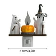 thumbnail image 3 of LED Halloween Night Light Ghost Campfire, Plug-in Flickering Flame Nightlight with 360° Rotatable Plug, Safe Low Power Lamp for Kids & Adults, 3 of 5