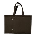 thumbnail image 1 of TISHITA Felt Bag Utility Multipurpose Carrying Case Foldable for Office Work Outdoor Brown, 1 of 8