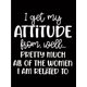thumbnail image 2 of Girls, I GET MY ATTITUDE FROM... Print Short Sleeve T-shirt Tops, Summer Clothes, Holiday, Gift, 2 of 6