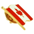thumbnail image 3 of PinMart's Canada Canadian World Flag Maple Leaf Enamel Lapel Pin, 3 of 8