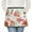 White, variant on Men Women Aprons with Pockets Work Waist Apron Pioneer Colorful Floral Half Apron