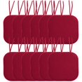 thumbnail image 1 of Cojín para silla Sweet Home Collection, espuma viscoelástica, paquete de 12 unidades, color rojo, 1 of 4