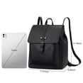 thumbnail image 4 of Montana West Women Convertible Backpack Purse Casual Crossbody Bag for Travel Work, Black, 4 of 7