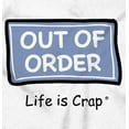 thumbnail image 2 of Out Of Order Bathroom Funny Novelty Plus Size Crewneck Graphic Tee Shirt Brisco Brands 2X, 2 of 5