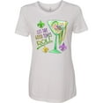 thumbnail image 3 of Inktastic Let the Good Times Roll Mardi Gras Goblet and Beads Women's T-Shirt, 3 of 5