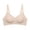Khaki, variant on Bmisegm Comfortable Wireless Bra Women Full Coverage Seamless Soft Support for Everyday Wear and Plus Size Comfort Khaki XXL