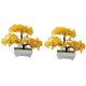 thumbnail image 1 of 2Pcs Artificial Plant Bonsai Plastic Small Tree Pot Plant Flower Potted Ornaments for Home Room Table, 1 of 5