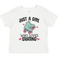 thumbnail image 3 of Inktastic Just a Girl Who Loves Skating Girls Toddler T-Shirt, 3 of 5