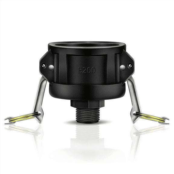 New Arrivals 275 330 Gallon IBC Tote Fittings Adapter 2 Inch Tank Drain with Camlock Garden Hose Connection