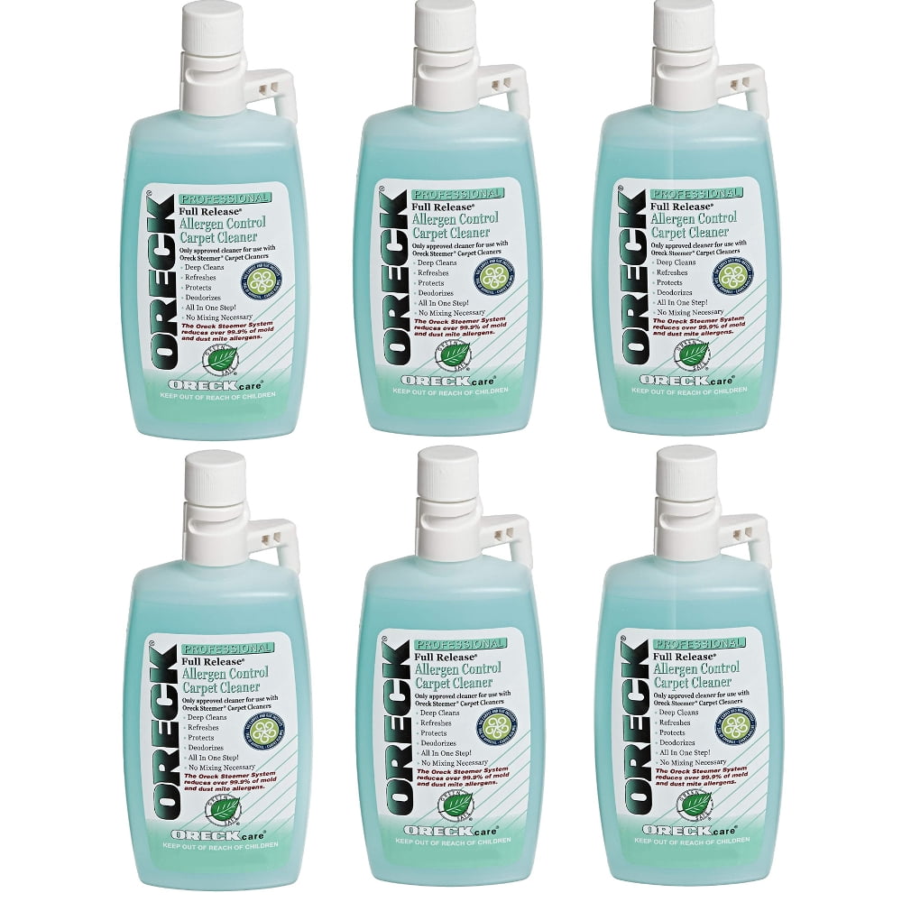 Oreck Carpet Cleaning and Hard Floor Cleaner Shampoo, 6 Pack Walmart