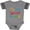 Football Heather and Smoke, variant on Inktastic My Gigi Loves Me Grandchild Boys or Girls Baby Bodysuit