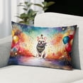 thumbnail image 2 of Hello 2025 French Bulldog Celebrates Happy New Year Firework Balloon Pillowcase Double Sided Dog Lover Gifts Pillow Case Covers - 02024, 2 of 3