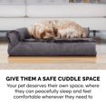thumbnail image 3 of Cama Ortopédica para Perro Furhaven XXL Platino Gris Chaise en Forma de L con Funda Extraíble Lavabl, 3 of 10