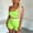 Mint Green, variant on Women's Solid Color Two-Piece Tank Top and Shorts Casual Summer Outfit