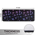 thumbnail image 5 of Kitchen Rugs Sets Of 2,Purple Halloween Ghost Pumpkin Skull Pattern Anti Fatigue Kitchen Mat Rugs Non Slip Washable,Decorative Kitchen Floor Mats for Kitchen,Sink,Laundry,17"x47"+17"x47", 5 of 5