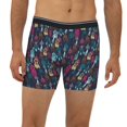 thumbnail image 2 of Picia Colorful Dreamcatcher1 Pattern Men's Athletic Long Leg Briefs , Performance Stretch Underwear，Moisture-Wicking, 2 of 7