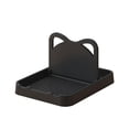 thumbnail image 2 of Spoon Rest with Lid Holder: Foldable Silicone Spoon Holder High Temperature Spoon Organizer Spatula Holder for Kitchen Counters & Stove Tops/Spoon Holder Storage Rack with Cover Black, 2 of 9