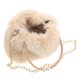 thumbnail image 2 of Plush Fluffy Tote Bag for Women with Pearl Chain, Large Capacity Elegant Shoulder Handbag for Winter, Versatile Crossbody Purse, 2 of 4