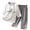 k-1317Light Gray2625, variant on SONGGE Toddler Outfit Sets Boys Girls Graphic Baby Quarter Sleeve Two Piece Home Wear O-Neck T-Shirts Pants Cartoon Adorable Clothing Sets