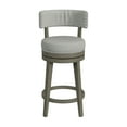 thumbnail image 6 of Hillsdale Lawton 26 Wood Traditional Counter Stool in Gray Finish, 6 of 14