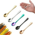 thumbnail image 2 of Tiny Spoons Mini Stainless Steel Spoons Food Grade Seasoning Spoon for Powder Spices Pepper Sugar Coffee Versatile Kitchen Tool, 2 of 8