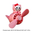 thumbnail image 4 of Ambientador Coche Gato Giratorio Hélice Aire Difusor Perfume Rosa, 4 of 4