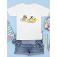 thumbnail image 3 of Yellow Shoes T-Shirt Juniors -Image by Shutterstock,  Large, 3 of 4