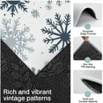 thumbnail image 3 of Blue Christmas Snowflake Pattern Kitchen Rugs Sets Of 3,Kitchen Runner Rugs Non Skid Washable,Decorative Kitchen Floor Mats for Kitchen,Sink,Laundry,17"x30"+ 17"x47" + 17"x59", 3 of 6