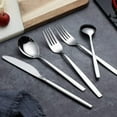 thumbnail image 6 of ReaNea Silverware Set 20 Pieces, Stainless Steel Flatware Set, Cutlery Utensils Set Spoons Forks Knives Set Service For 4, 6 of 7
