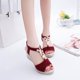 thumbnail image 2 of Amzcrzy Zapatos de mujer,Zapatos de mujer,Zapatillas de mujer, Sandalias romanas informales con cuña y cuentas para mujer Sandalias Mujer Zapatillas De Casa, 2 of 5