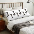thumbnail image 5 of Bingfone Body Pillow Cover Long Pillow Case with Zipper Decorative Bedding Pillowcase 20"x54" Soft Cushion Pillow Case for Bedroom-Dachshund Dog Puppy, 5 of 6