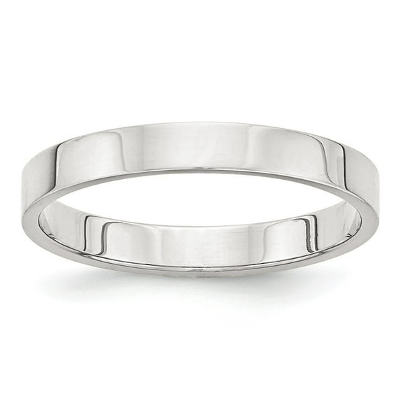 SS 3mm Flat Size 6.5 Band in Sterling Silver