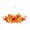 Red, variant on Dvumao Fall Crop Simulation Flower And Leaf Wall Hanging Halloween Thanksgiving Door Hanging Sunflowers Pumpkin Maple Leaves Berry Entrance Wall Decoration