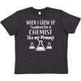 thumbnail image 3 of Inktastic Future Chemist Like Mommy Youth T-Shirt, 3 of 5