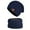 Navy, variant on QLEICOM Winter Hats for Women,Winter Fleece Lined Hat and Scarf Set with Ear Flap Warm Knit Beanie for Women in Cold Weather Conditions Coffee