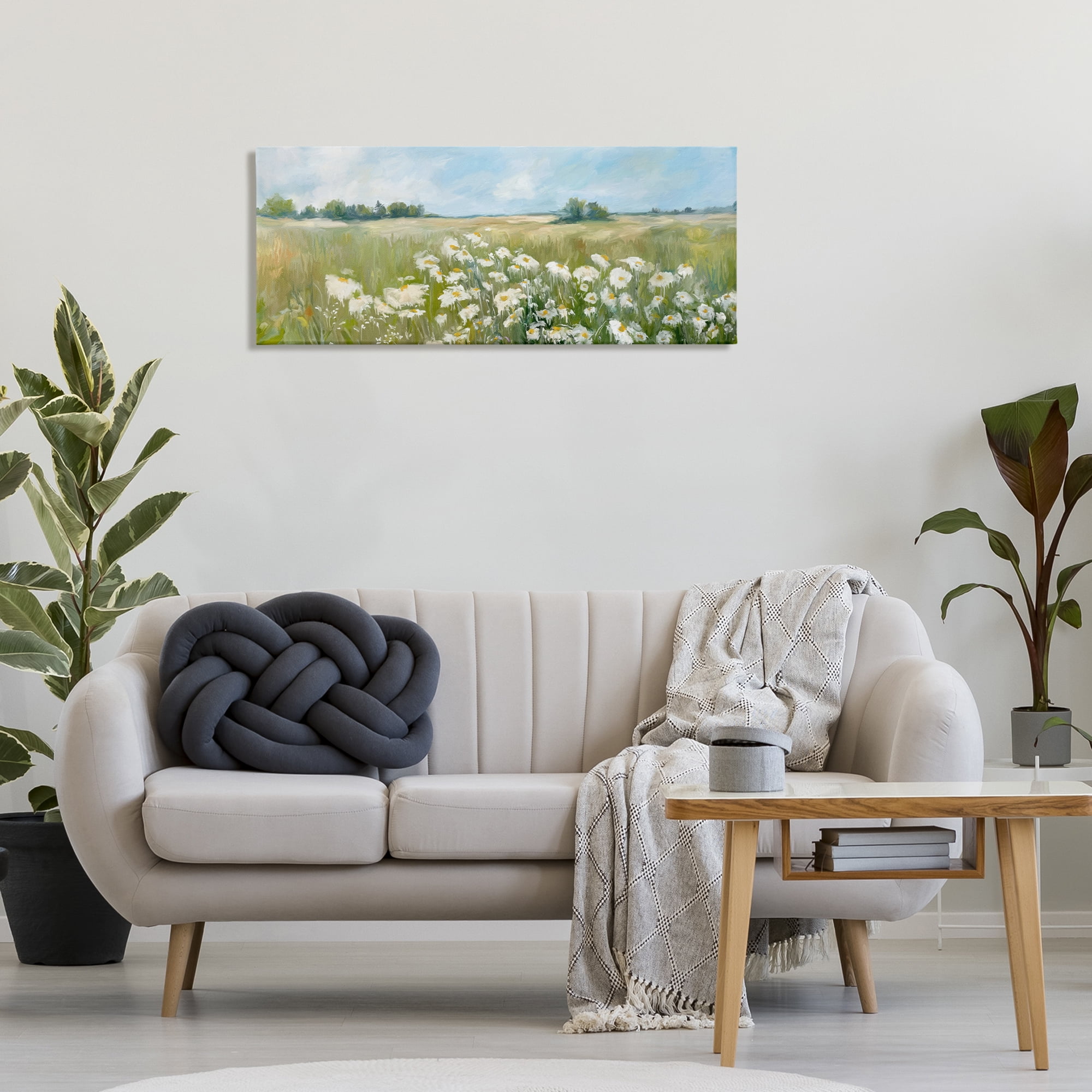 Stupell Industries Panoramic Sunlit Cliff Landscape Photography Gallery Wrapped Canvas Art Print Wall Art, 40 x 17
