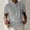 Gray, variant on Men's Jacquard Polo Shirt, Fashion Solid-Color Short-Sleeve Button-Collar Top Sky Blue Size L