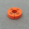 thumbnail image 5 of WRITWAA 10Pcs Closet Size Dividers for Racks Orange Plastic Saving Sorting Time, 5 of 5
