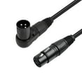 thumbnail image 4 of Cable Micrófono XLR Ángulo Recto 1 8 M A 3 Pines Audio 90 Grados, 4 of 7