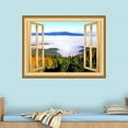thumbnail image 2 of VWAQ 1X Forest Window Wall Decal Scenic View Decor Peel and Stick Mural VWAQ-NW41 (18"H X 22"W), 2 of 2
