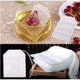 thumbnail image 2 of Bolsitas de té desechables, 100 piezas de bolsitas de té de papel de filtro de alimentos, bolsitas de té de relleno con cordón, para filtración de escoria, almacenar especias (6 x 8 cm), 2 of 5